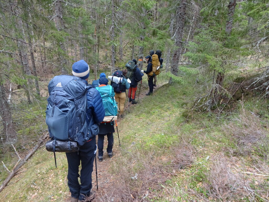 Wildernistrekking met een rugzak door de Zweedse natuur met Northern Pioneers