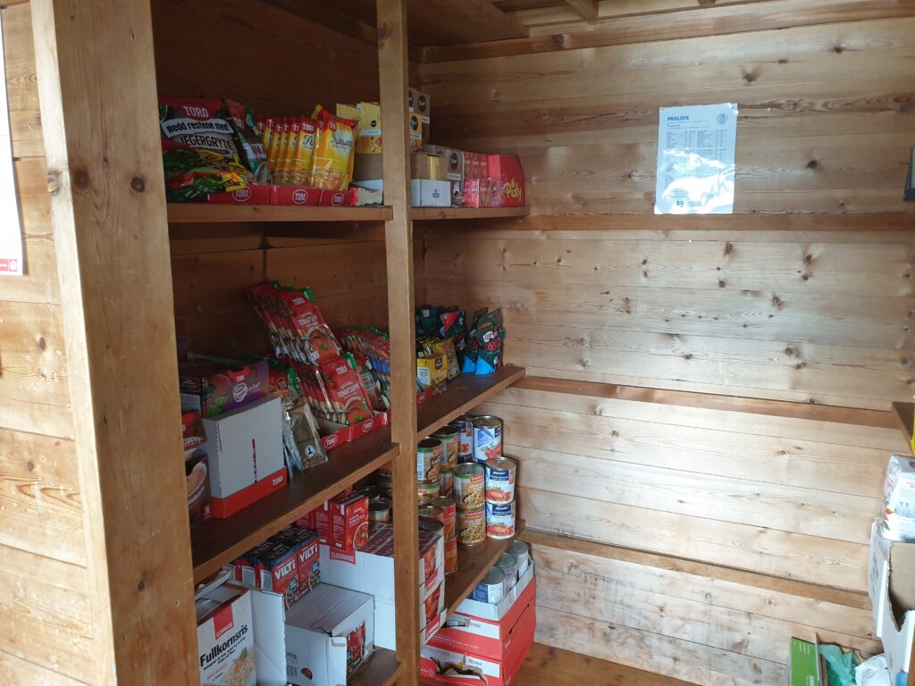 Eten kun je kopen in berghutten in Noorwegen