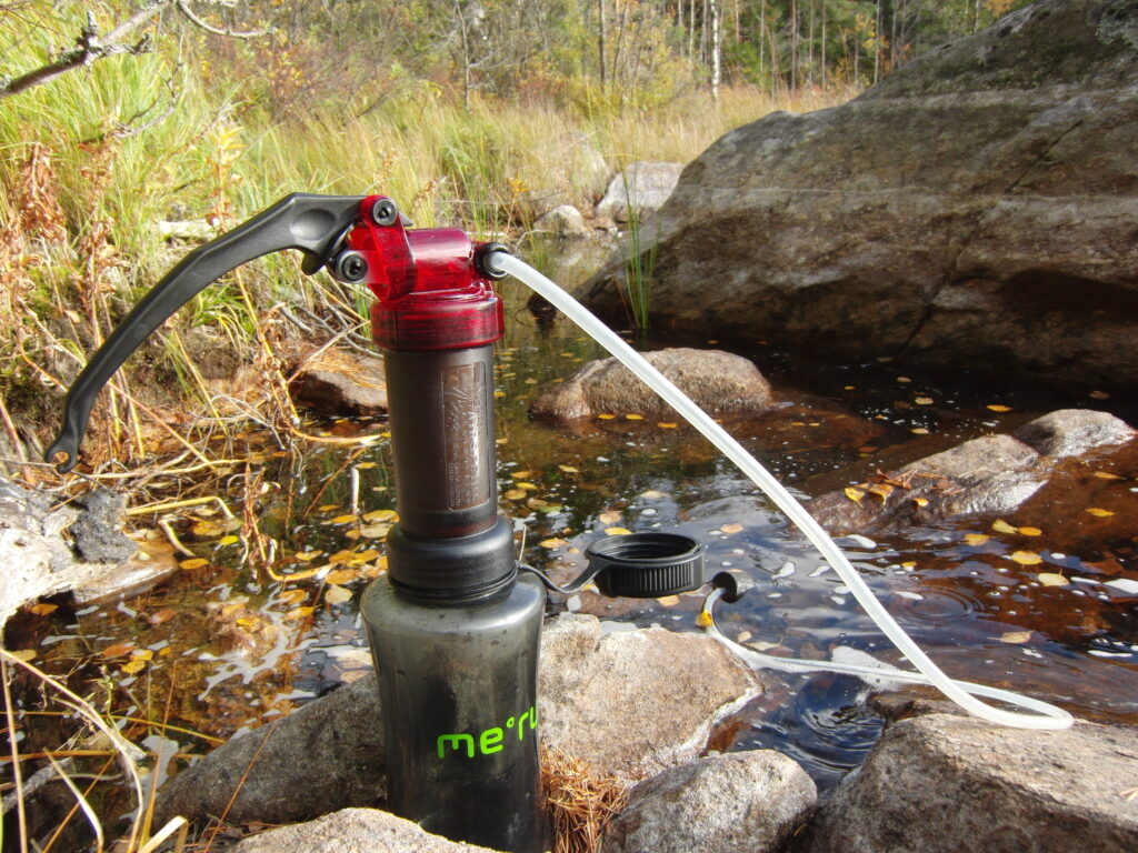 Met een waterfilter kun je heel veel liters water drinkbaar maken