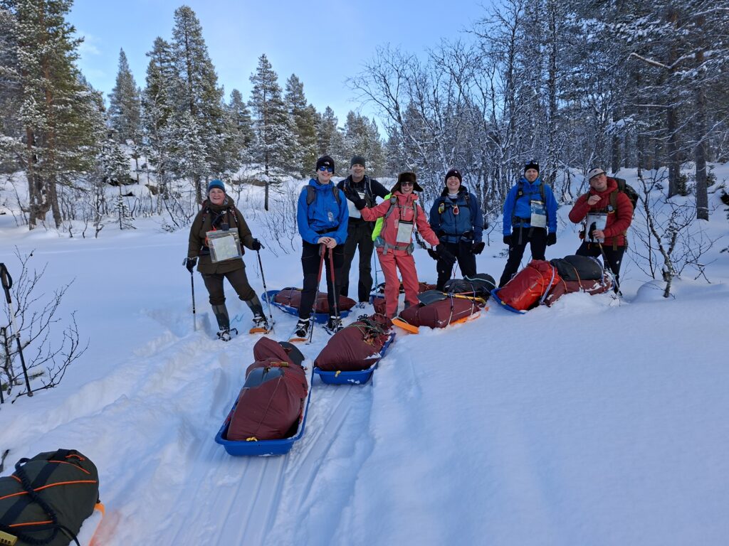 Cursisten van de cursus wintersurvival 2026