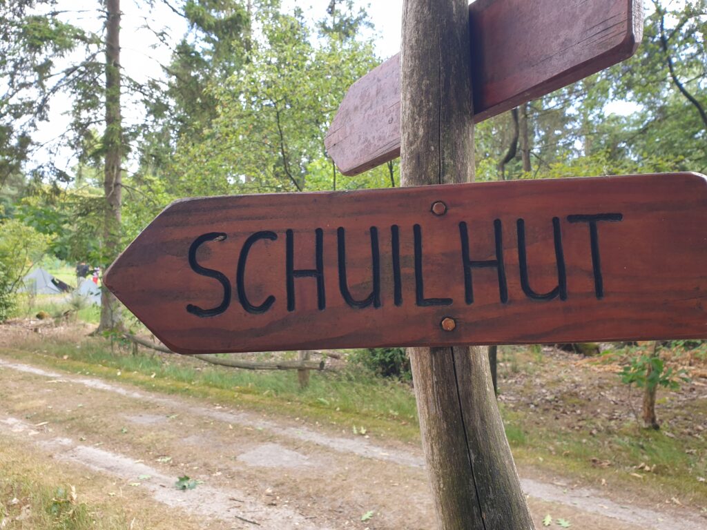 Schuilhut op de Sallandse Heuvelrug